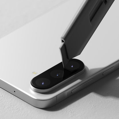 Folie de protectie Camera Spate Ringke pentru Samsung Galaxy A56 A566, Sticla Securizata, Set 2 bucati, Neagra