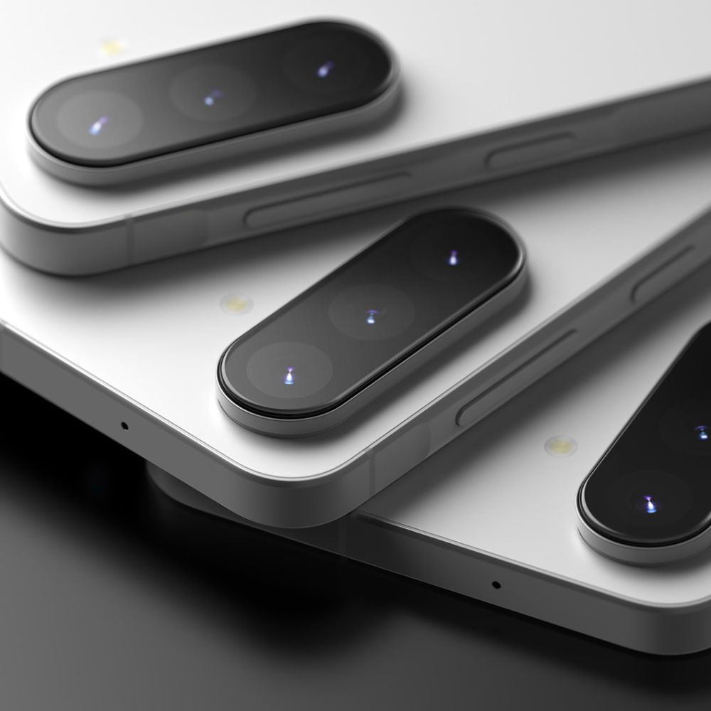 Folie de protectie Camera Spate Ringke pentru Samsung Galaxy A56 A566, Sticla Securizata, Set 2 bucati, Neagra