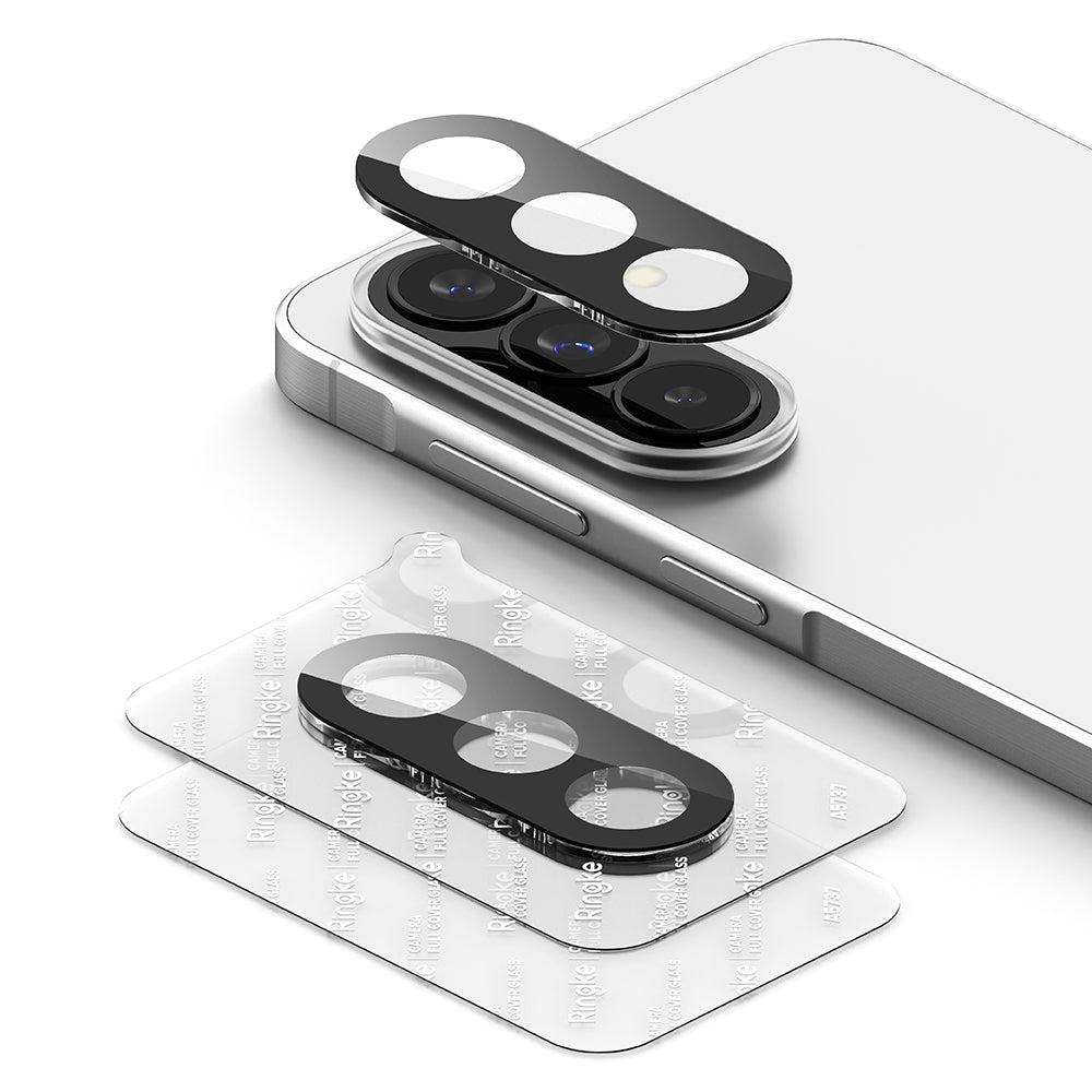 Folie de protectie Camera Spate Ringke pentru Samsung Galaxy A57 5G / A37 5G, Sticla Securizata, Set 2 bucati, Transparenta