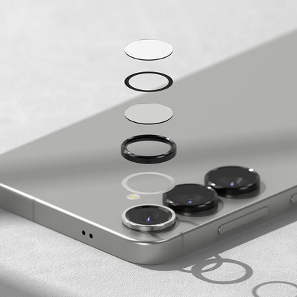 Folie de protectie Camera Spate Ringke pentru Samsung Galaxy S25 S931, Sticla Securizata, Neagra