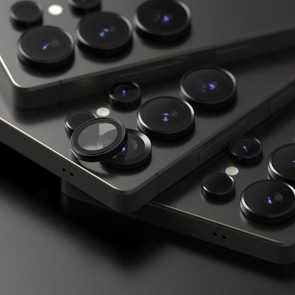 Folie de protectie Camera Spate Ringke pentru Samsung Galaxy S25 Ultra S938, Sticla Securizata, Neagra