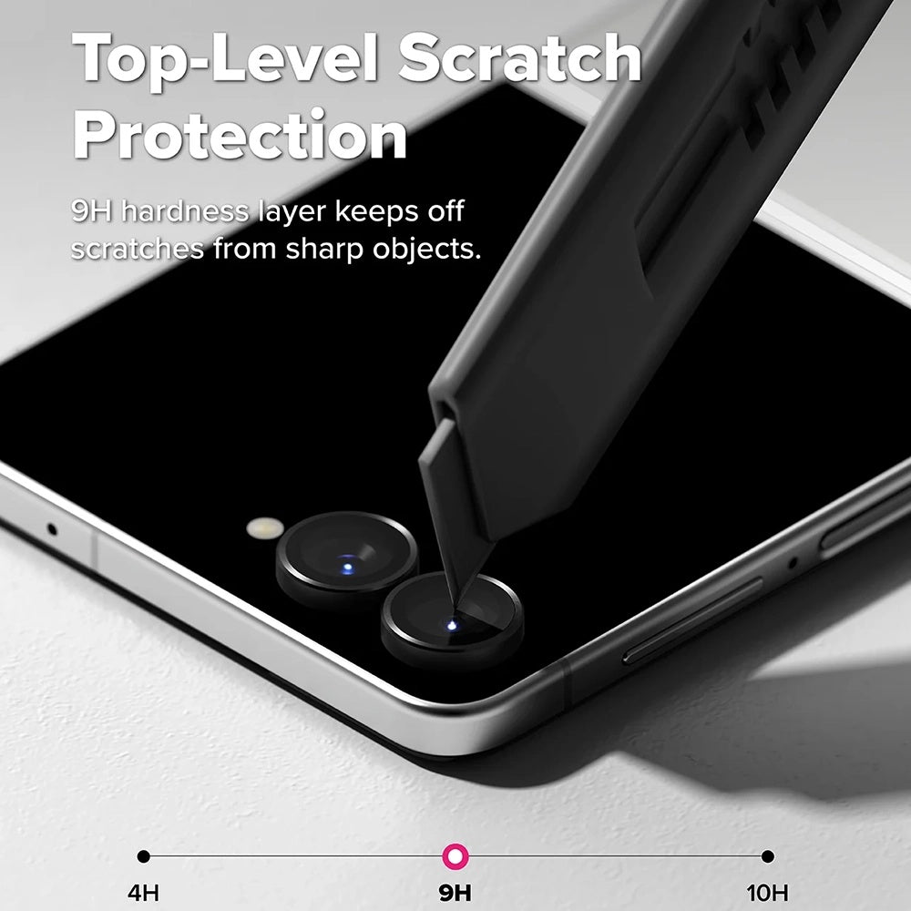 Folie de protectie Camera Spate Ringke pentru Samsung Galaxy Z Flip8 F776, Sticla Securizata, Set 2 bucati, Neagra