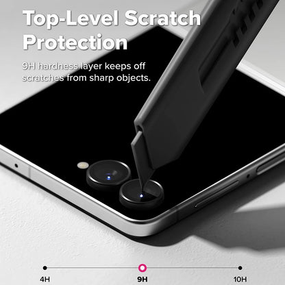 Folie de protectie Camera Spate Ringke pentru Samsung Galaxy Z Flip8 F776, Sticla Securizata, Set 2 bucati, Neagra