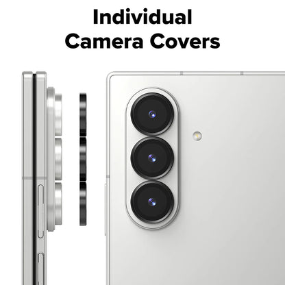 Folie de protectie Camera Spate Ringke pentru Samsung Galaxy Z Fold7 F966, Sticla Securizata, Set 2 bucati, Neagra