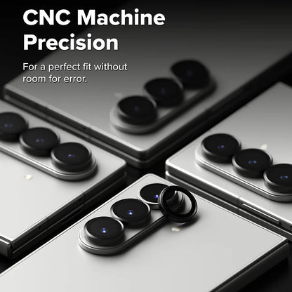 Folie de protectie Camera Spate Ringke pentru Samsung Galaxy Z Fold7 F966, Sticla Securizata, Set 2 bucati, Neagra