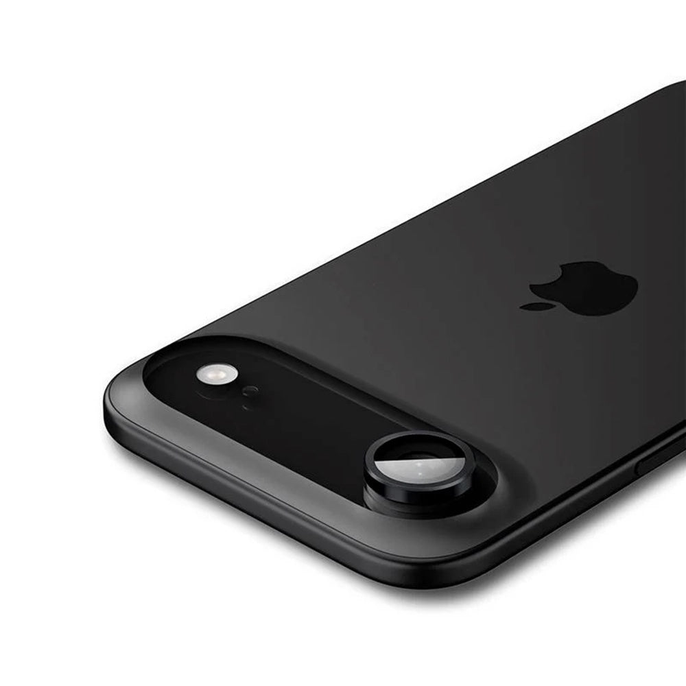 Folie de protectie Camera Spate Spigen GlastR EZ FIT Optik Pro pentru Apple iPhone 17 Air, Sticla Securizata, Set 2 bucati, Neagra