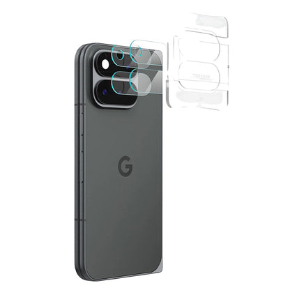 Folie de protectie Camera Spate Spigen GlastR EZ FIT Optik Pro pentru Google Pixel 11 Pro Fold, Sticla Securizata, Set 2 bucati, Transparenta AGL11491