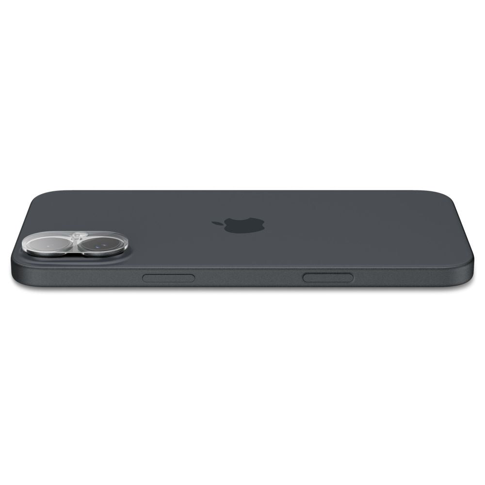 Folie de protectie Camera Spate Spigen GlastR Optik pentru Apple iPhone 16 Plus / 16, Sticla Securizata, Set 2 bucati, Transparenta AGL07923
