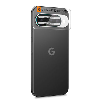 Folie de protectie Camera Spate Spigen GlastR Optik pentru Google Pixel 10, Sticla Securizata, Set 2 bucati, Transparenta AGL09661