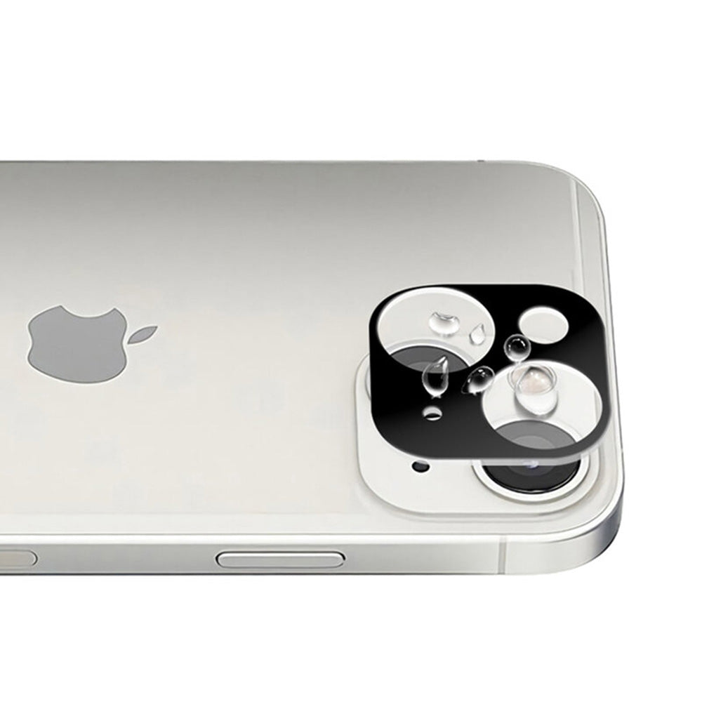 Folie de protectie Camera Spate Techsuit pentru Apple iPhone 13 mini / 13, Sticla Securizata, Neagra