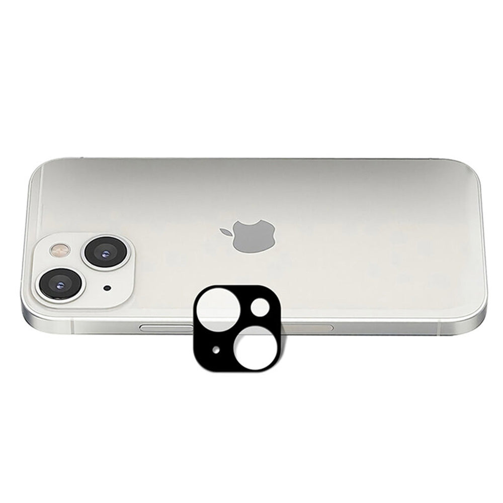 Folie de protectie Camera Spate Techsuit pentru Apple iPhone 13 mini / 13, Sticla Securizata, Neagra