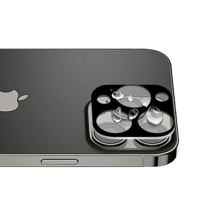 Folie de protectie Camera Spate Techsuit pentru Apple iPhone 13 Pro Max / 13 Pro, Sticla Securizata, Neagra