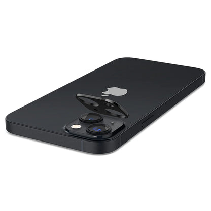 Folie de protectie Camera Spate Techsuit pentru Apple iPhone 14 Plus / 14, Sticla Securizata, Neagra
