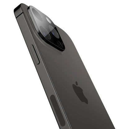 Folie de protectie Camera Spate Techsuit pentru Apple iPhone 14 Pro Max / 14 Pro, Sticla Securizata, Neagra