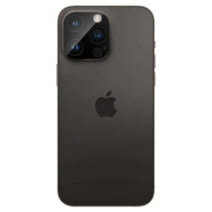 Folie de protectie Camera Spate Techsuit pentru Apple iPhone 14 Pro Max / 14 Pro, Sticla Securizata, Neagra