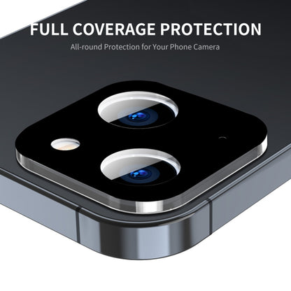 Folie de protectie Camera Spate Techsuit pentru Apple iPhone 15 Plus / 15, Sticla Securizata, Neagra