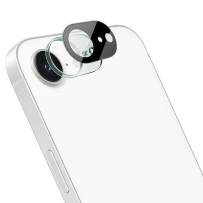 Folie de protectie Camera Spate Techsuit pentru Apple iPhone 17e / 16e, Sticla Securizata, Neagra