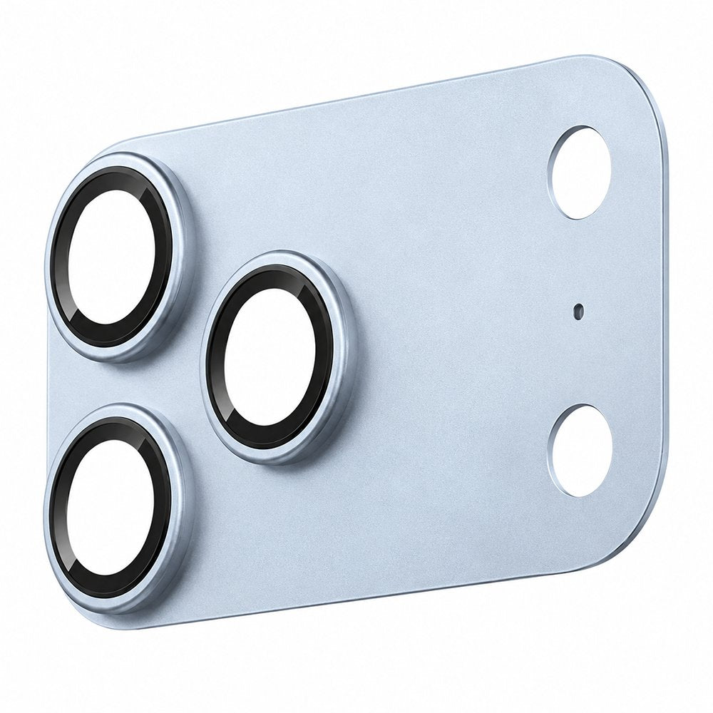 Folie de protectie Camera Spate Techsuit pentru Apple iPhone 18 Pro Max, Sticla Securizata, Bleu