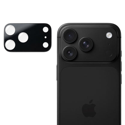 Folie de protectie Camera Spate Techsuit pentru Apple iPhone 18 Pro Max, Sticla Securizata, Neagra