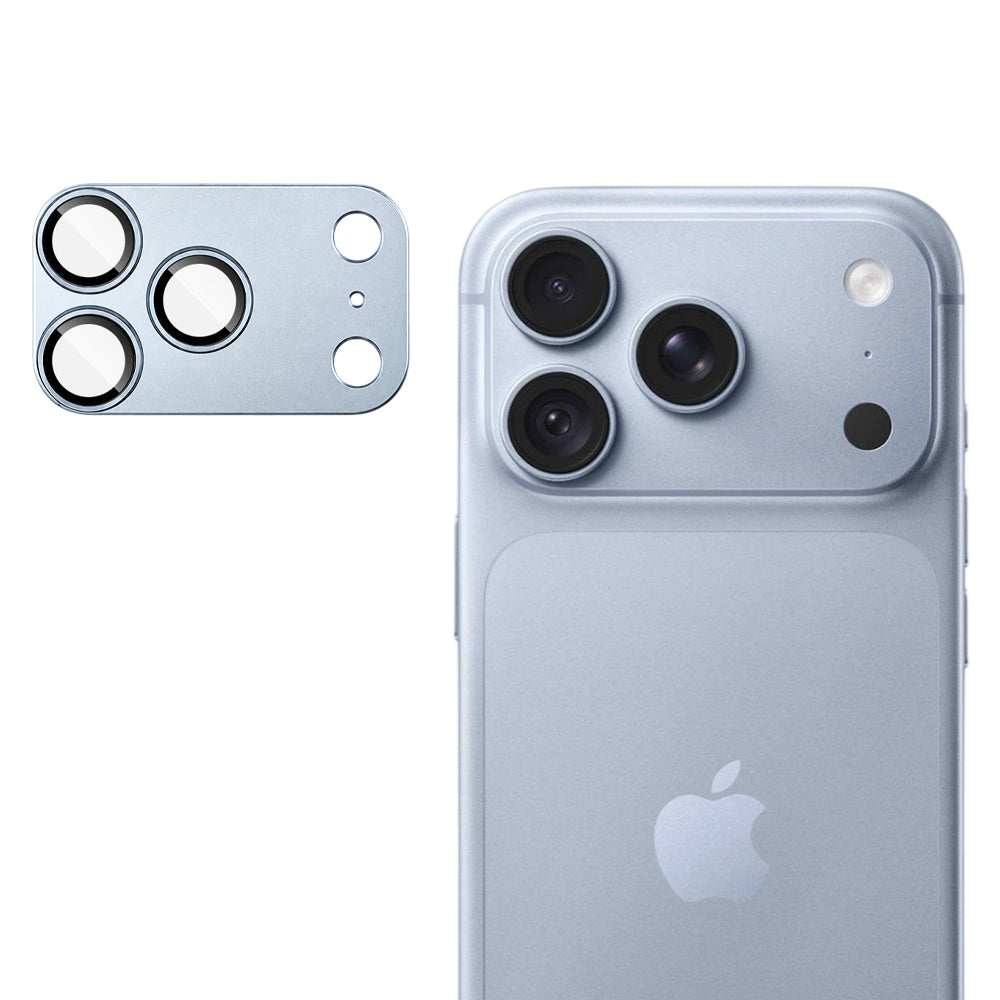 Folie de protectie Camera Spate Techsuit pentru Apple iPhone 18 Pro, Sticla Securizata, Bleu