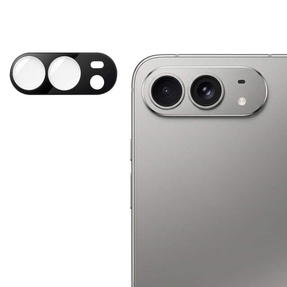 Folie de protectie Camera Spate Techsuit pentru Apple iPhone Ultra, Sticla Securizata, Neagra