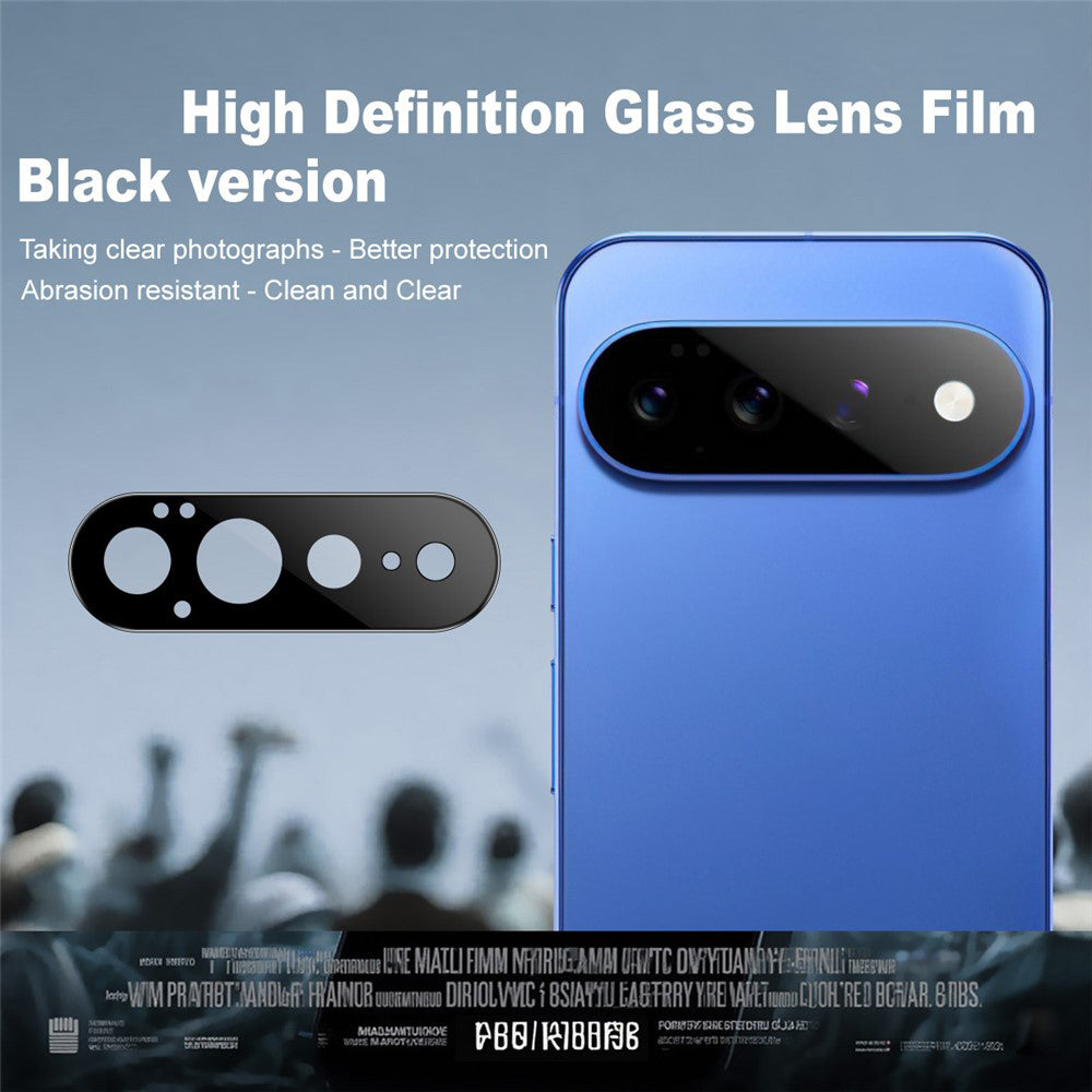 Folie de protectie Camera Spate Techsuit pentru Google Pixel 11 Pro XL, Sticla Securizata, Neagra