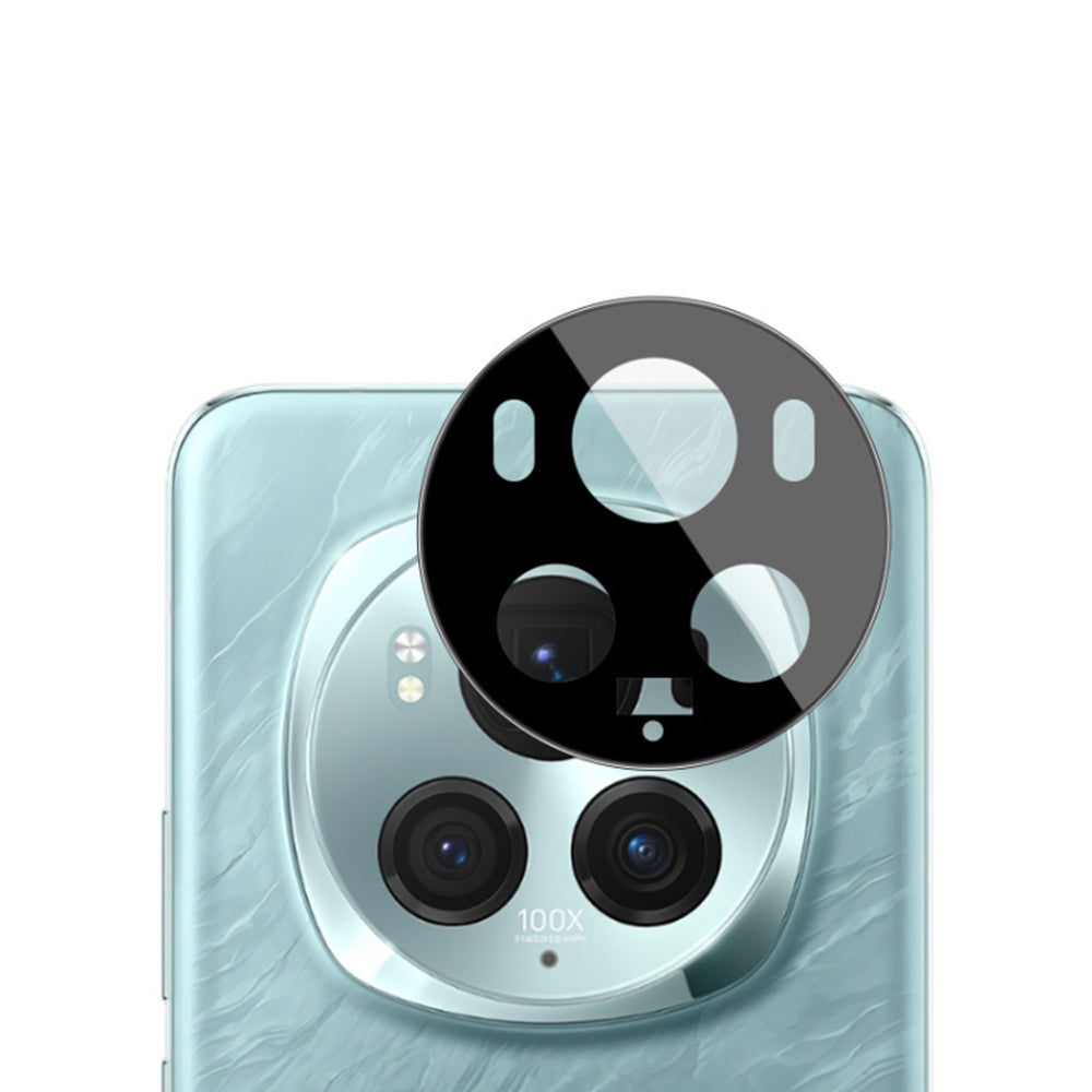 Folie de protectie Camera Spate Techsuit pentru Honor Magic6 Pro, Sticla Securizata, Neagra