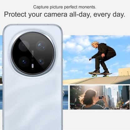 Folie de protectie Camera Spate Techsuit pentru Honor Magic8 Pro, Sticla Securizata, Neagra