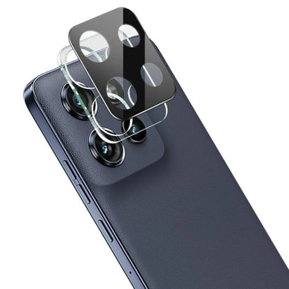 Folie de protectie Camera Spate Techsuit pentru Motorola Moto G86, Sticla Securizata, Neagra