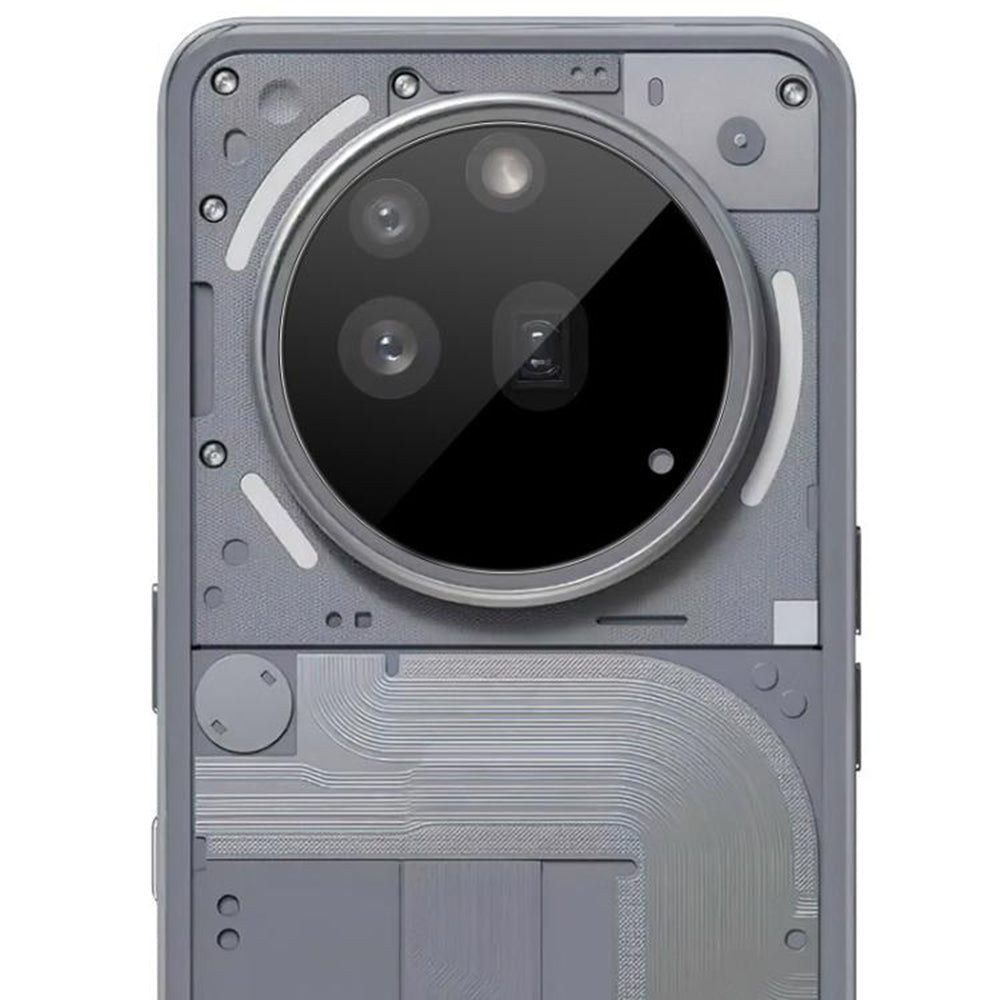Folie de protectie Camera Spate Techsuit pentru Nothing Phone (3a) Pro, Sticla Securizata, Neagra
