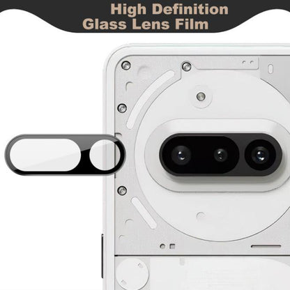 Folie de protectie Camera Spate Techsuit pentru Nothing Phone (3a), Sticla Securizata, Neagra