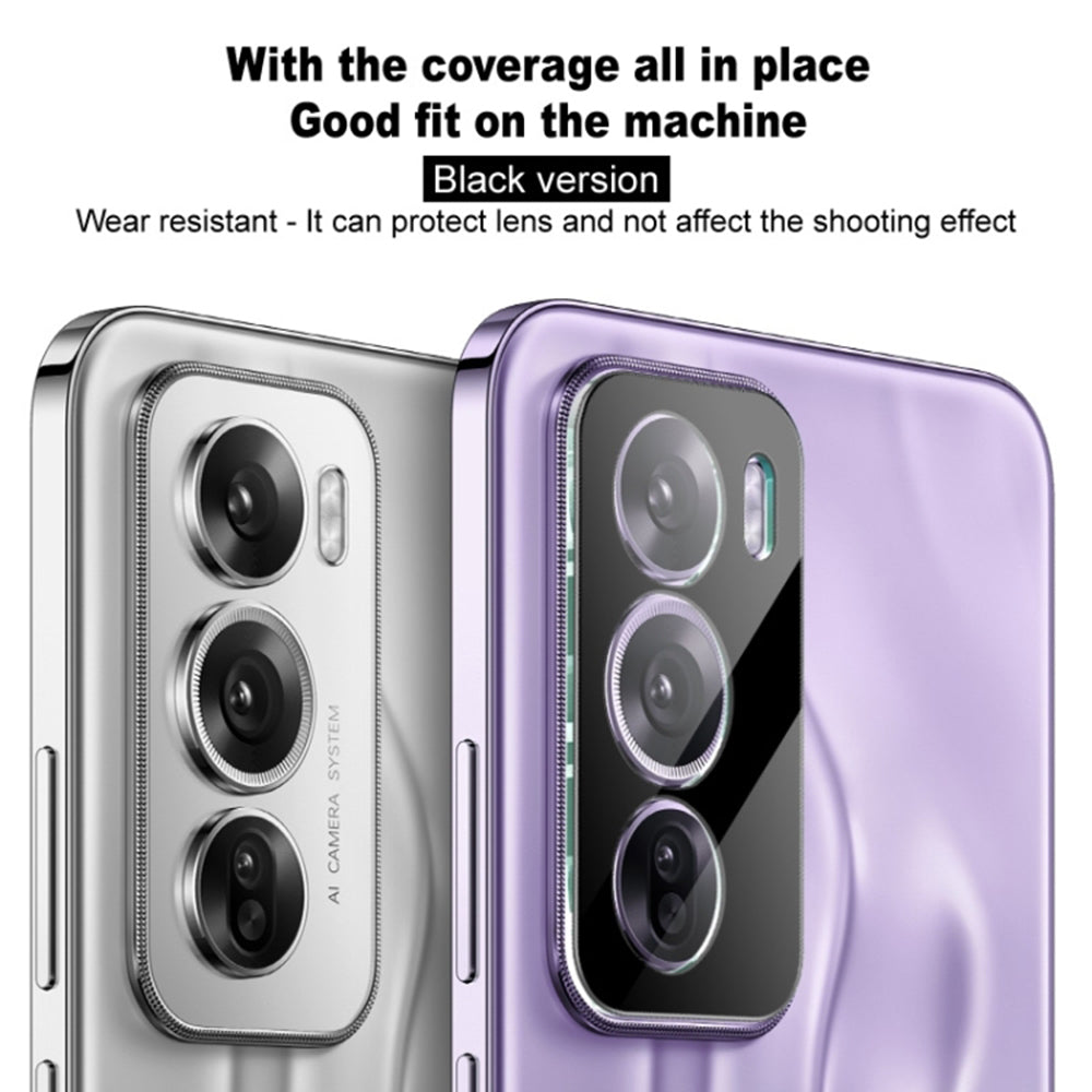 Folie de protectie Camera Spate Techsuit pentru Oppo A5 Pro 4G / A5 Pro, Sticla Securizata, Neagra