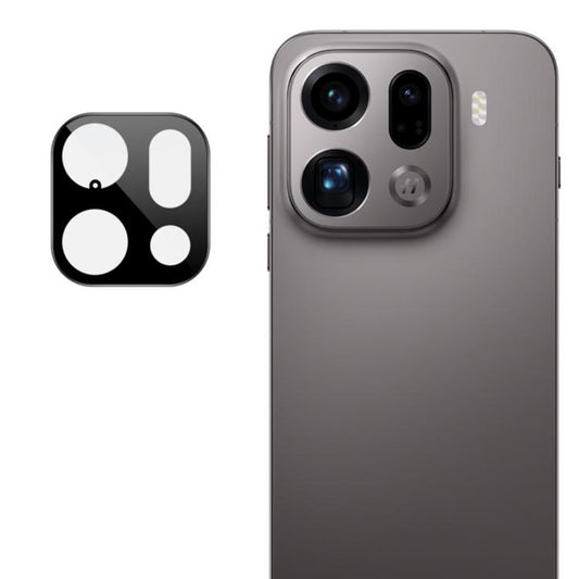 Folie de protectie Camera Spate Techsuit pentru Oppo Find X9 Pro, Sticla Securizata, Neagra