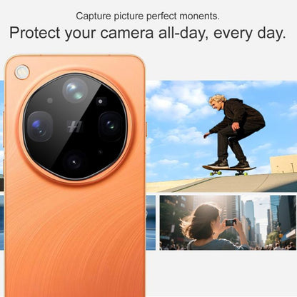 Folie de protectie Camera Spate Techsuit pentru Oppo Find X9 Ultra, Sticla Securizata, Neagra