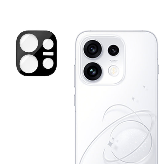 Folie de protectie Camera Spate Techsuit pentru Oppo Reno16 Pro, Sticla Securizata, Neagra