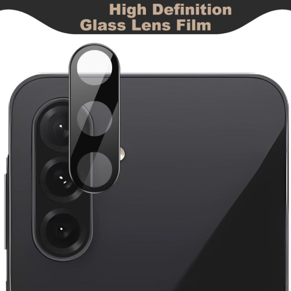 Folie de protectie Camera Spate Techsuit pentru Samsung Galaxy A37 5G, Sticla Securizata, Neagra