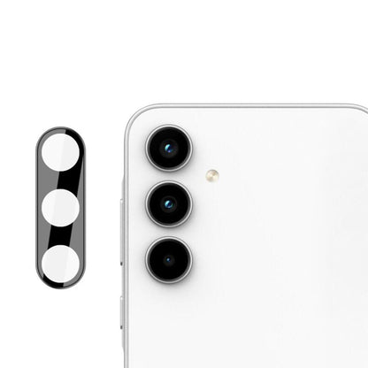 Folie de protectie Camera Spate Techsuit pentru Samsung Galaxy A55 5G A556, Sticla Securizata, Neagra