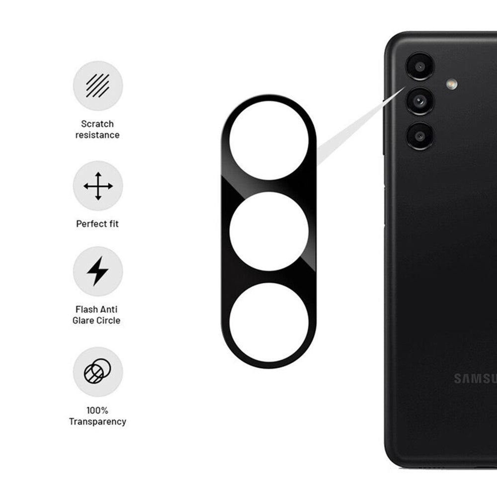 Folie de protectie Camera Spate Techsuit pentru Samsung Galaxy S24+ S926, Sticla Securizata, Neagra
