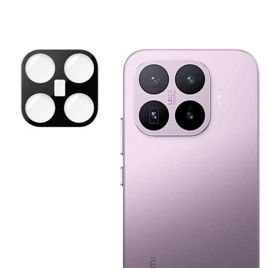 Folie de protectie Camera Spate Techsuit pentru Xiaomi 17T, Sticla Securizata, Neagra