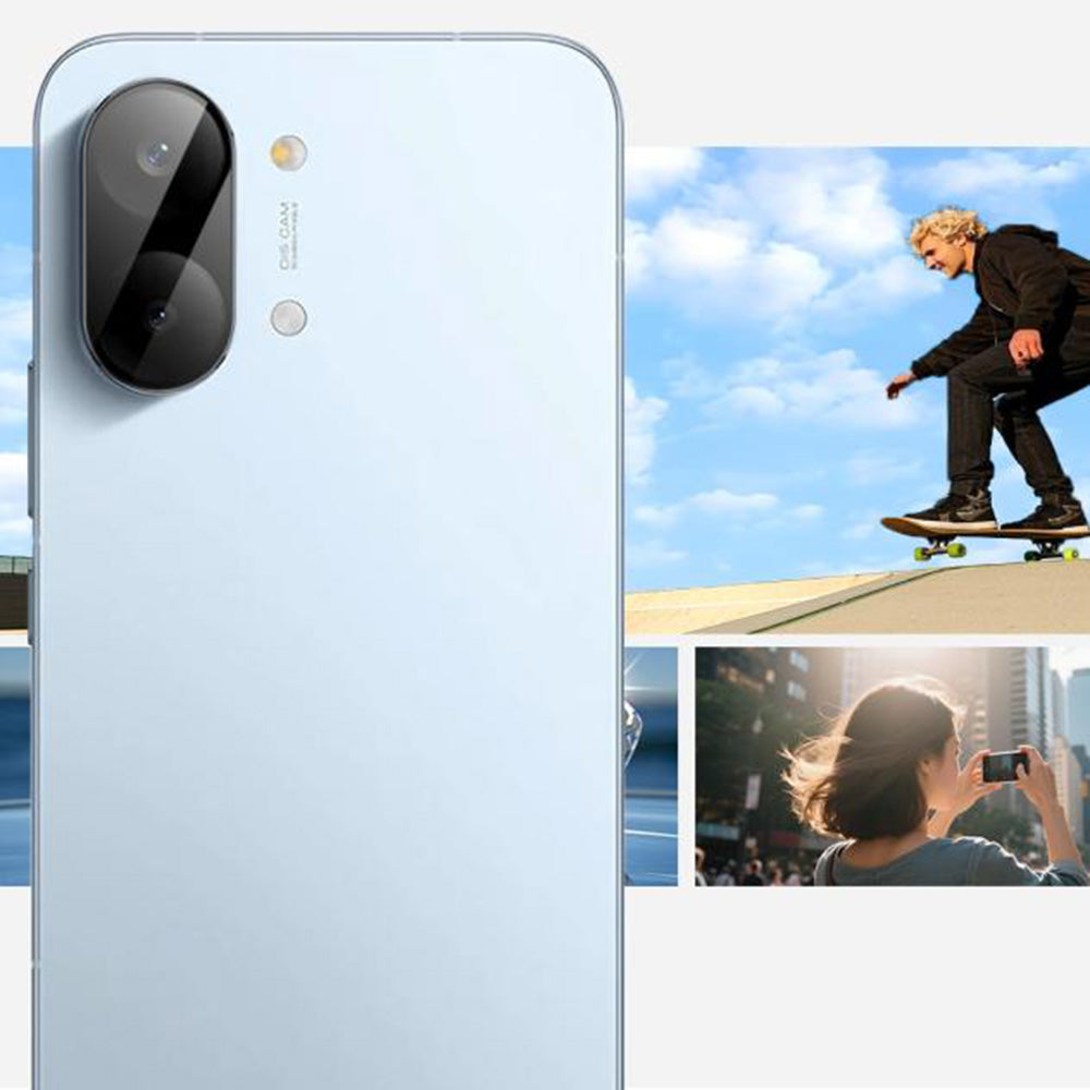 Folie de protectie Camera Spate Techsuit pentru Xiaomi Poco X8 Pro, Sticla Securizata, Neagra