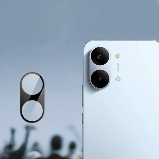 Folie de protectie Camera Spate Techsuit pentru Xiaomi Poco X8 Pro, Sticla Securizata, Neagra