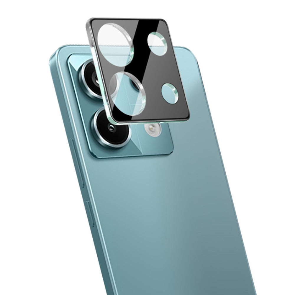 Folie de protectie Camera Spate Techsuit pentru Xiaomi Redmi Note 13 5G, Sticla Securizata, Neagra