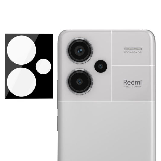 Folie de protectie Camera Spate Techsuit pentru Xiaomi Redmi Note 13 Pro+, Sticla Securizata, Neagra