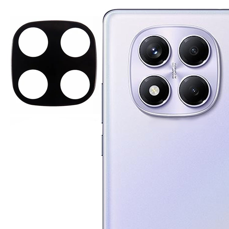 Folie de protectie Camera Spate Techsuit pentru Xiaomi Redmi Note 14 Pro 4G, Sticla Securizata, Neagra