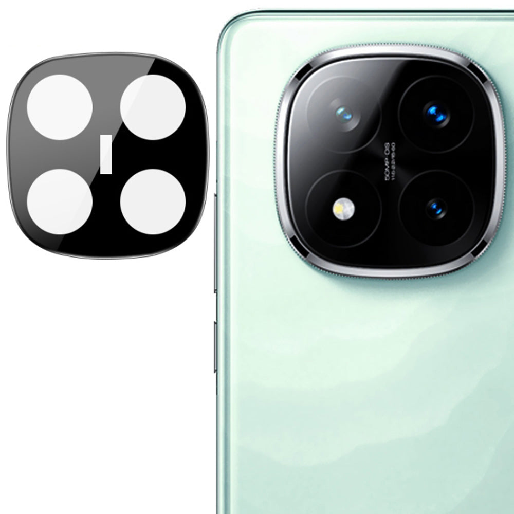 Folie de protectie Camera Spate Techsuit pentru Xiaomi Redmi Note 14 Pro+ 5G, Sticla Securizata, Neagra