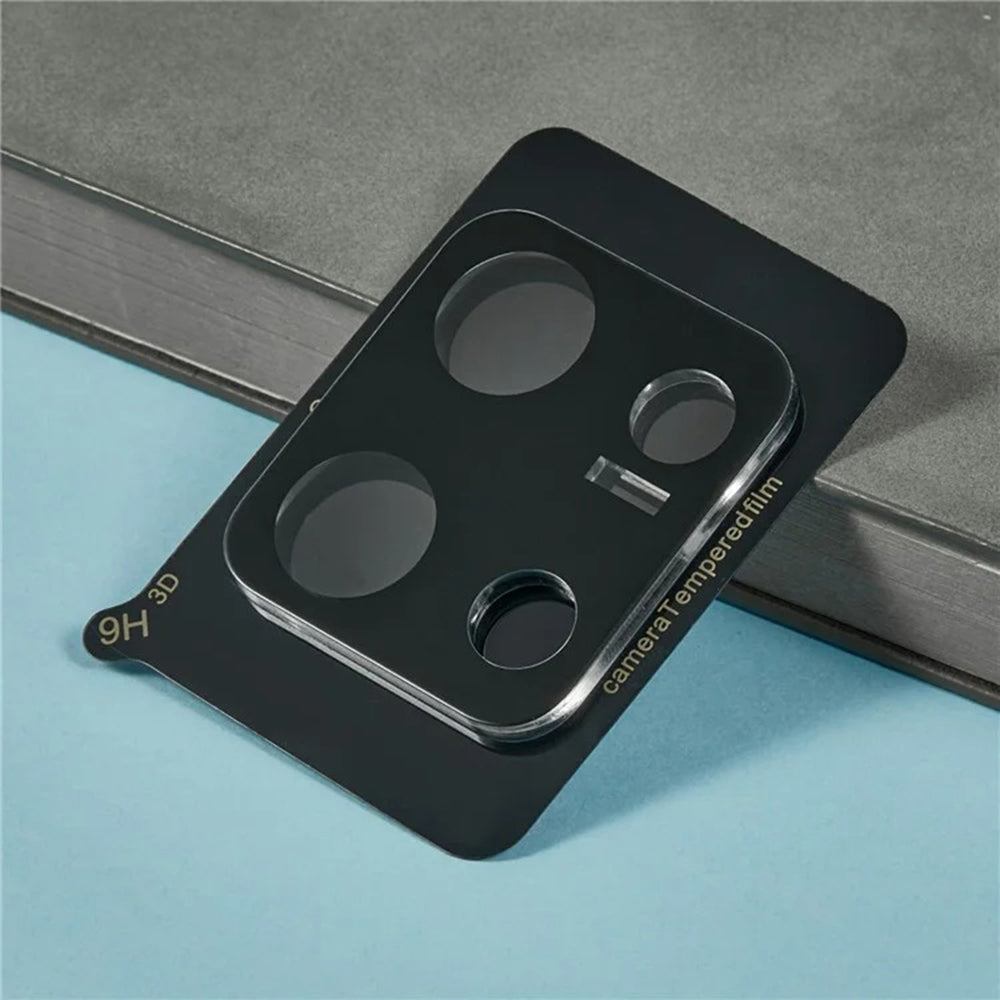 Folie de protectie Camera Spate Techsuit pentru Xiaomi Redmi Note 14S, Sticla Securizata, Neagra