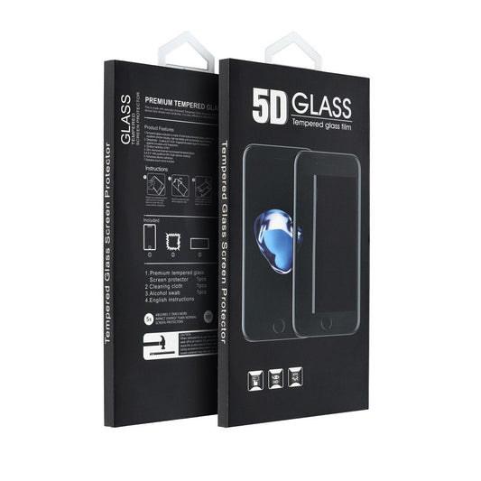 Folie de protectie Ecran OEM pentru Xiaomi Redmi 10 5G, Sticla Securizata, Full Glue, 5D, Neagra