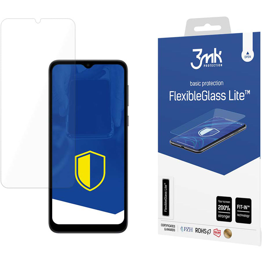 Ochrona ekranu 3MK FlexibleGlass Lite dla Motorola Moto E13, elastyczne szkło, pełne klejenie 