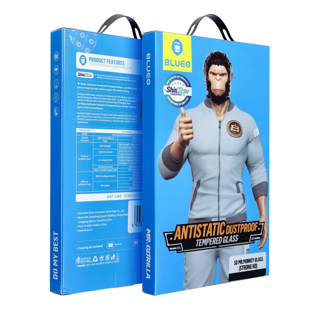 Folie de protectie Ecran Blueo pentru Samsung Galaxy S24 S921, Sticla Securizata, Full Glue, 5D, Neagra