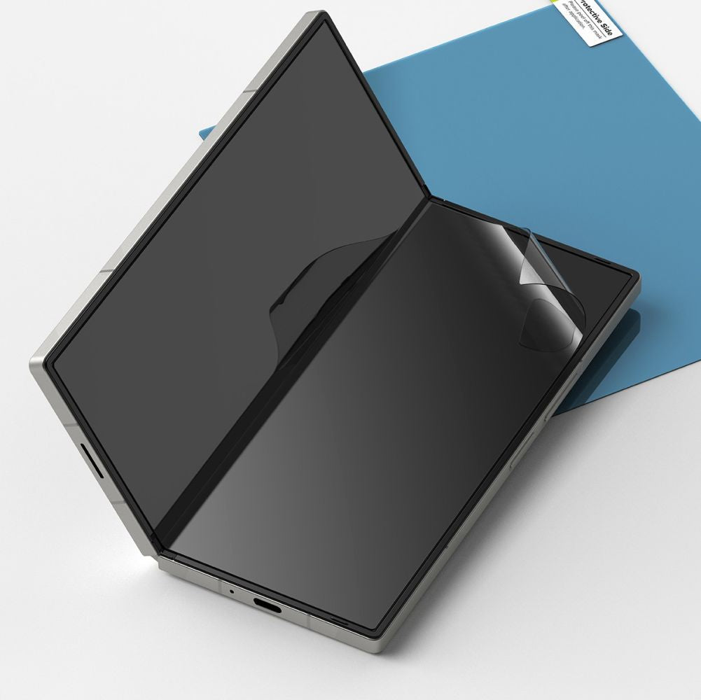 Folie de protectie Ecran Interior Ringke Dual Easy pentru Samsung Galaxy Z Fold6 F956, Plastic, Set 2 bucati